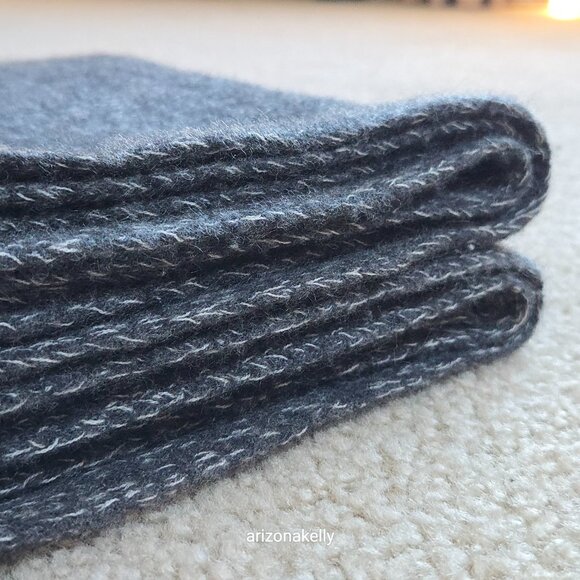 NWOT Theory Oversized Scarf in Cashmere Grey - Picture 16 of 16